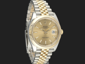 Rolex Datejust 41 Gold/Steel Champagne Dial 126333