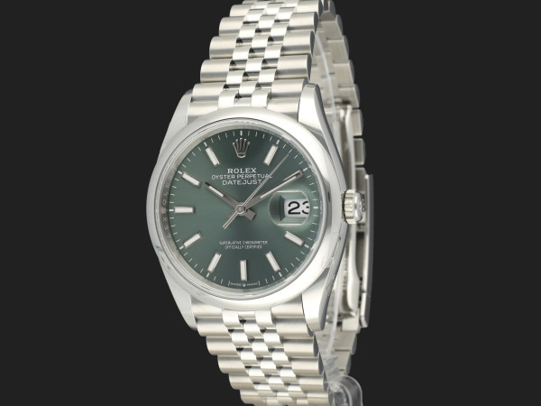 Rolex - Datejust Mint Green Dial 126200 NEW