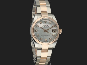 Rolex Datejust 31 Everosegold/Steel MOP Diamond Dial 178271