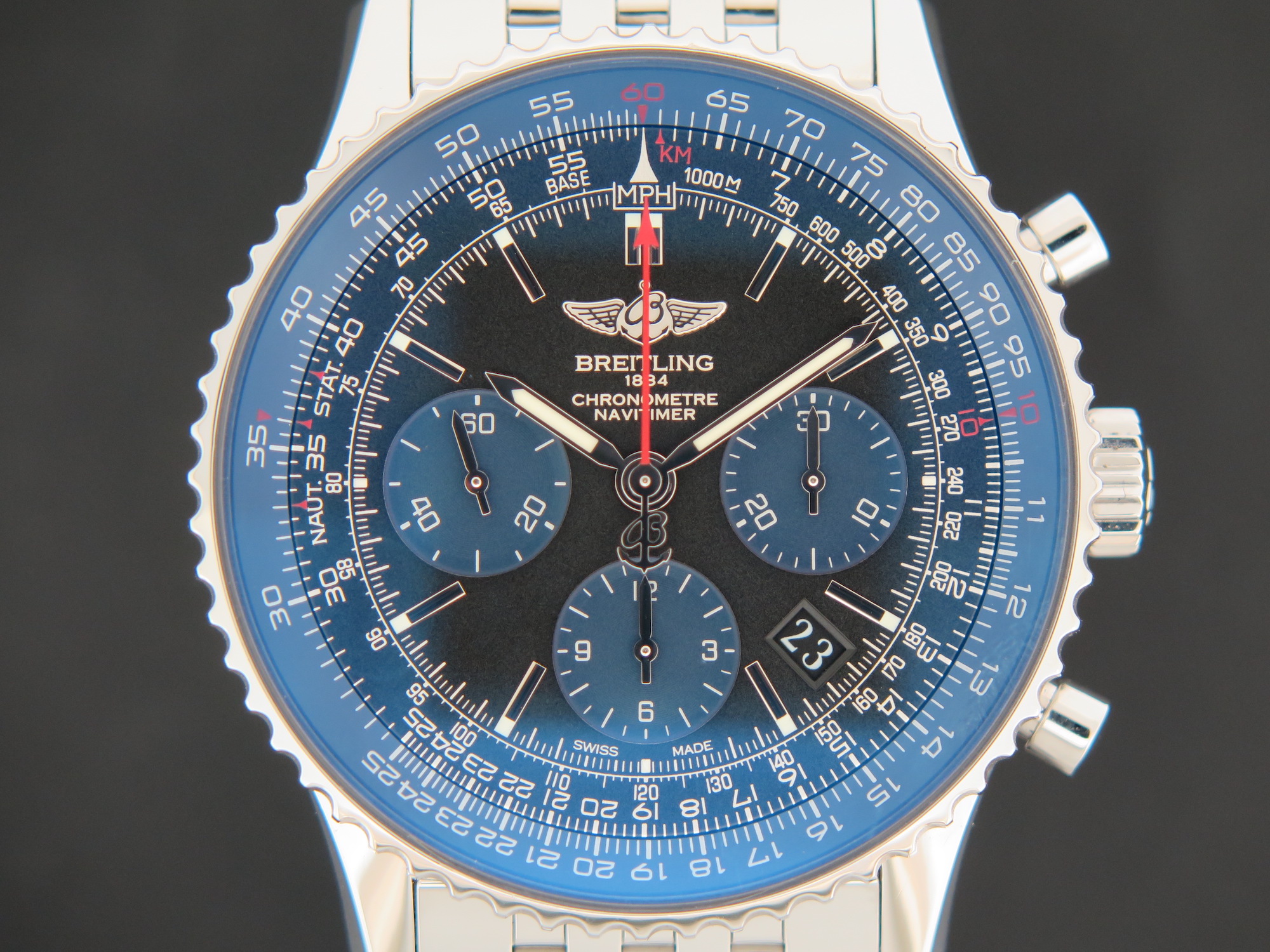 Breitling navitimer 01 on sale limited edition blue