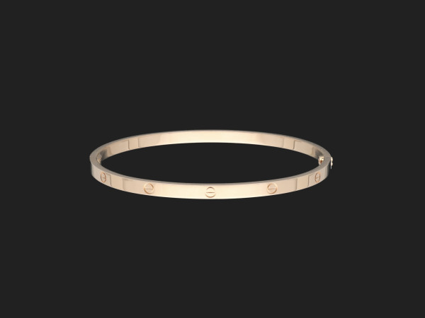 Cartier - Love Bracelet Rose Gold Size 19