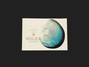 Rolex Oyster Booklet French