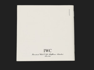 IWC Fliegerchrono Operating Instructions  Booklet     