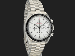 Omega Speedmaster Professional Moonwatch White Dial 310.30.42.50.04.001 NEW