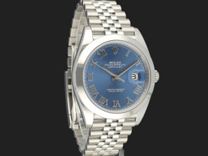 Rolex Datejust 41 Azzurro Dial 126300 NEW