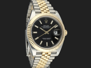 Rolex Datejust 41 Gold/Steel Black Dial 126333 99% NEW