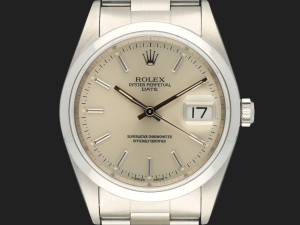 Rolex Date Grey Dial 15200 