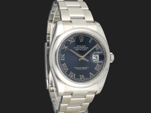 Rolex Datejust 36 Blue Roman Dial 116200