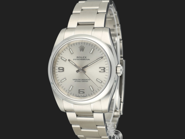 Rolex - Oyster Perpetual 34 Silver Dial 114200