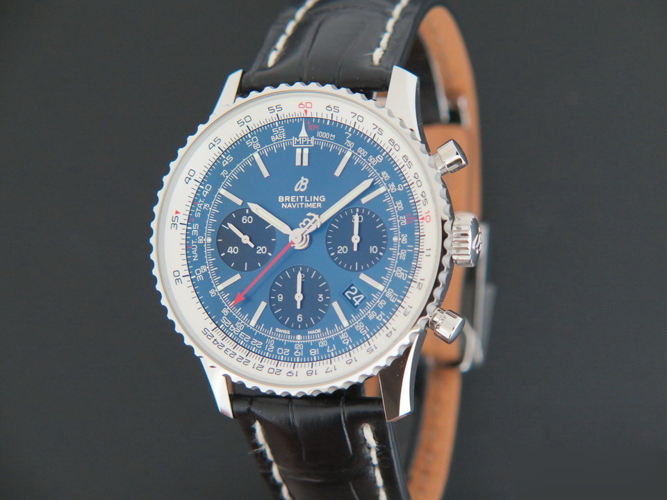 Breitling navitimer best sale chronograph blue