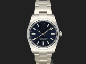 Rolex Oyster Perpetual 34 Blue Dial 124200