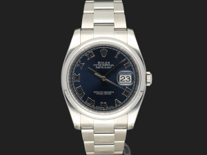 Rolex Datejust 36 Blue Roman Dial 116200