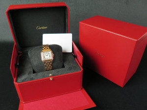 Cartier Panthere MM Rose Gold Diamond Bezel WJPN0009 NEW