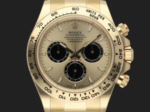 Rolex Daytona Yellow Gold Champagne Dial 126508 NEW