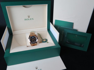 Rolex Daytona Yellow Gold Black Dial 126508 NEW