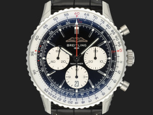 Breitling Navitimer B01 Chronograph 43 Black Dial AB0138 NEW