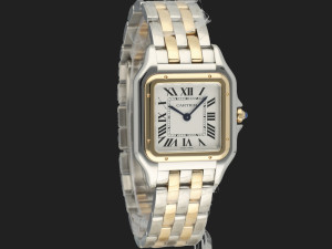 Cartier Panthere MM Gold/Steel W2PN0007 NEW