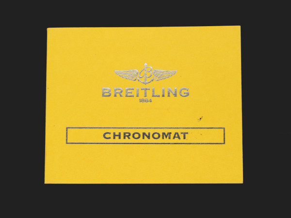 Breitling - Chronomat Booklet 