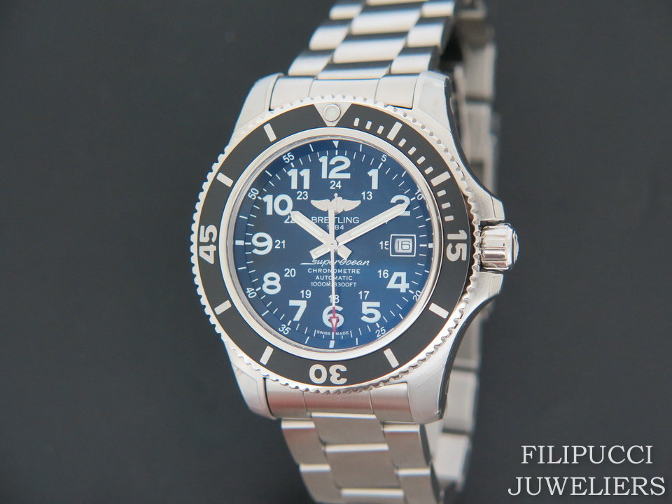 Breitling SuperOcean II A17392 NEW Uhren Filipucci Juwelers