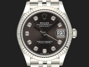 Rolex Datejust 31 Dark Grey Diamond Dial 278274 NEW 