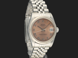 Rolex Datejust 31 Pink Roman Dial 68274