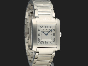 Cartier Tank Française MM Steel WSTA0074 / 4476 NEW