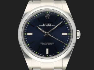 Rolex Oyster Perpetual 39 Blue Dial 114300 