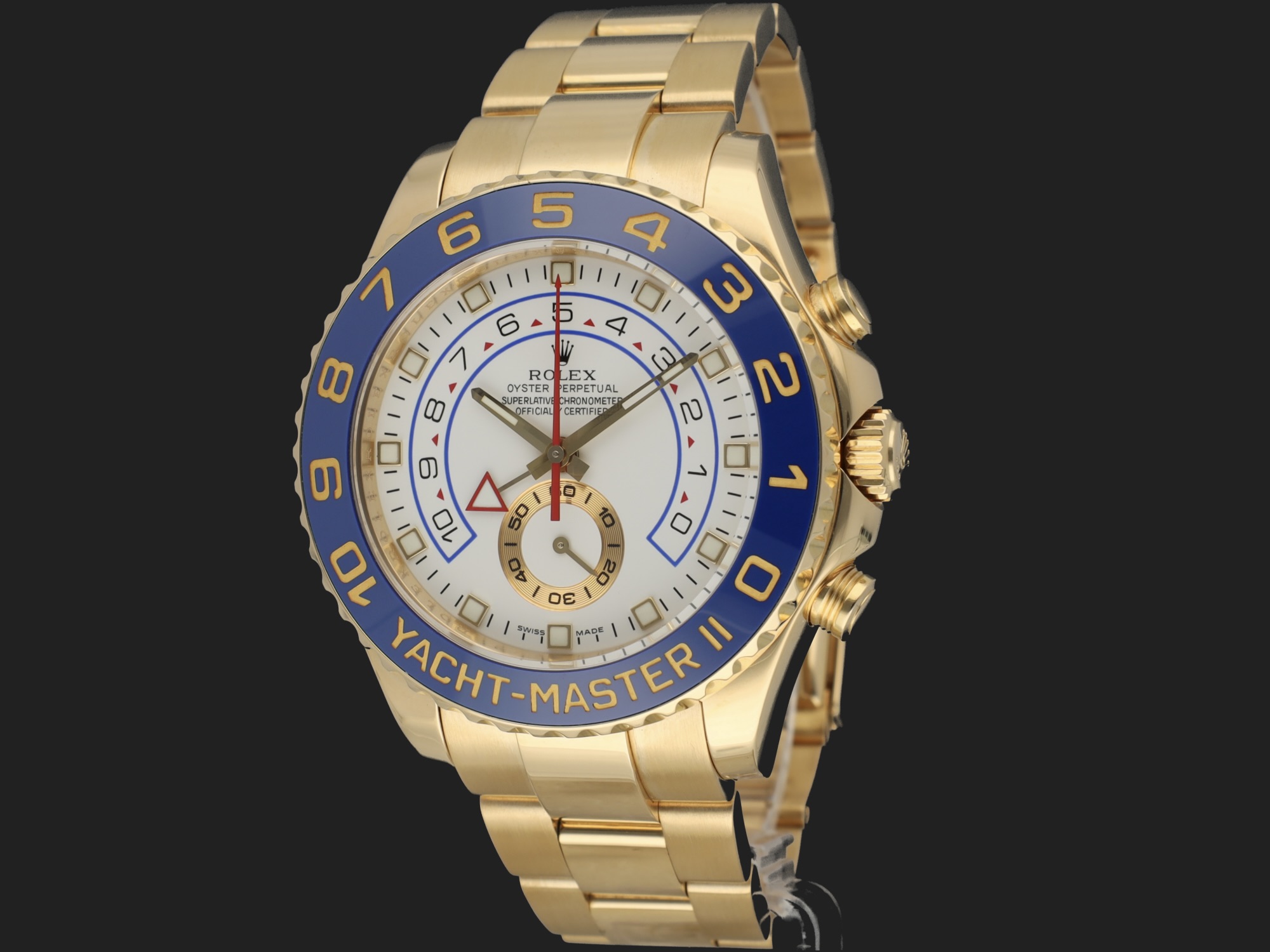 Rolex Yacht Master II Yellow Gold 116688 Uhren Filipucci Juwelers