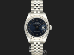 Rolex Lady-Datejust 26 Roman Blue Dial 179174 