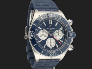 Breitling Super Chronomat B01 44 Blue Dial AB0136 NEW