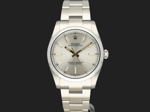 Rolex Oyster Perpetual 34 Silver Dial 124200 