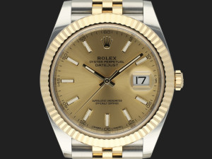 Rolex Datejust 41 Gold/Steel Champagne Dial 126333