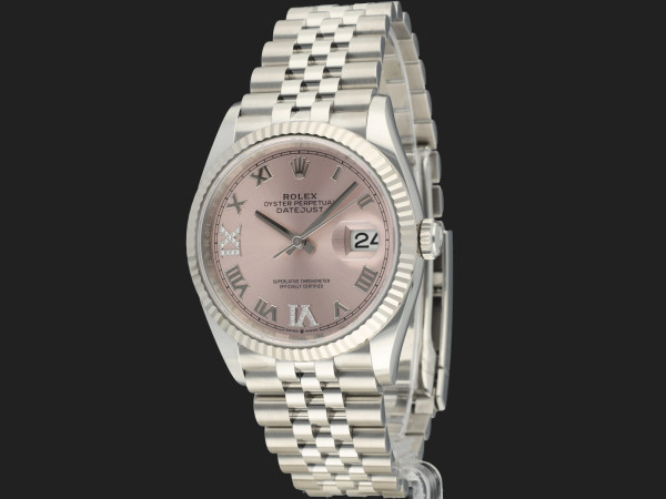 Rolex - Datejust 36 Pink Diamond Dial 126234 NEW