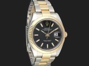 Rolex Datejust 41 Gold/Steel Black Dial 126333