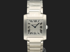 Cartier Tank Française MM Steel WSTA0074 / 4476 NEW