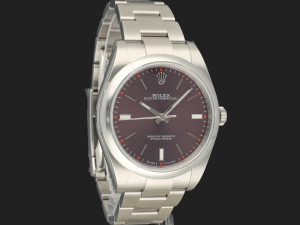 Rolex Oyster Perpetual 39 Red Grape Dial 114300