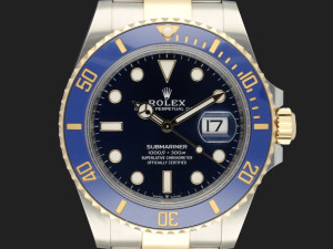 Rolex Submariner Gold/Steel Blue Dial 126613LB