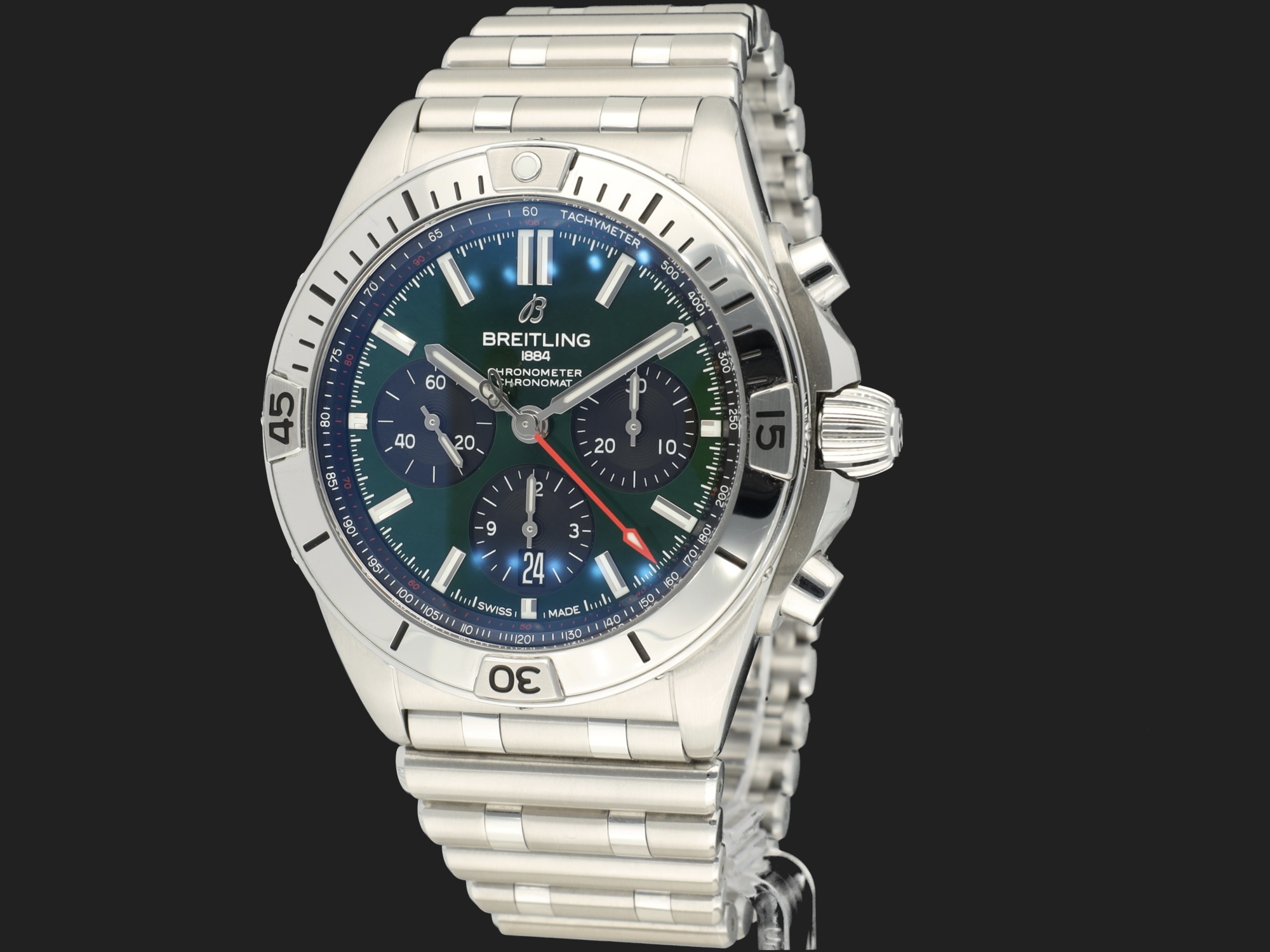 Green breitling sale