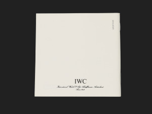 IWC Operating Instructions  Booklet    