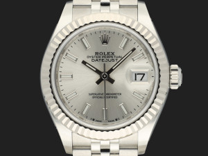 Rolex Lady-Datejust 28 Silver Dial 279174 NEW