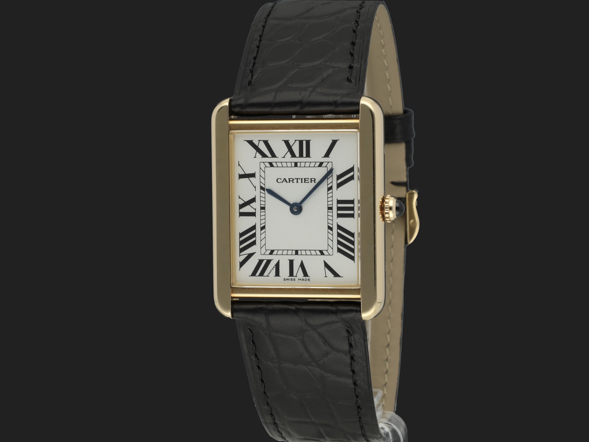 Cartier tank clearance solo gold large