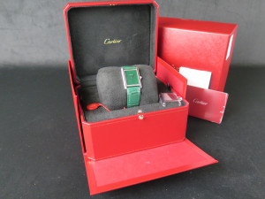 Cartier Tank Must Large Green WSTA0056