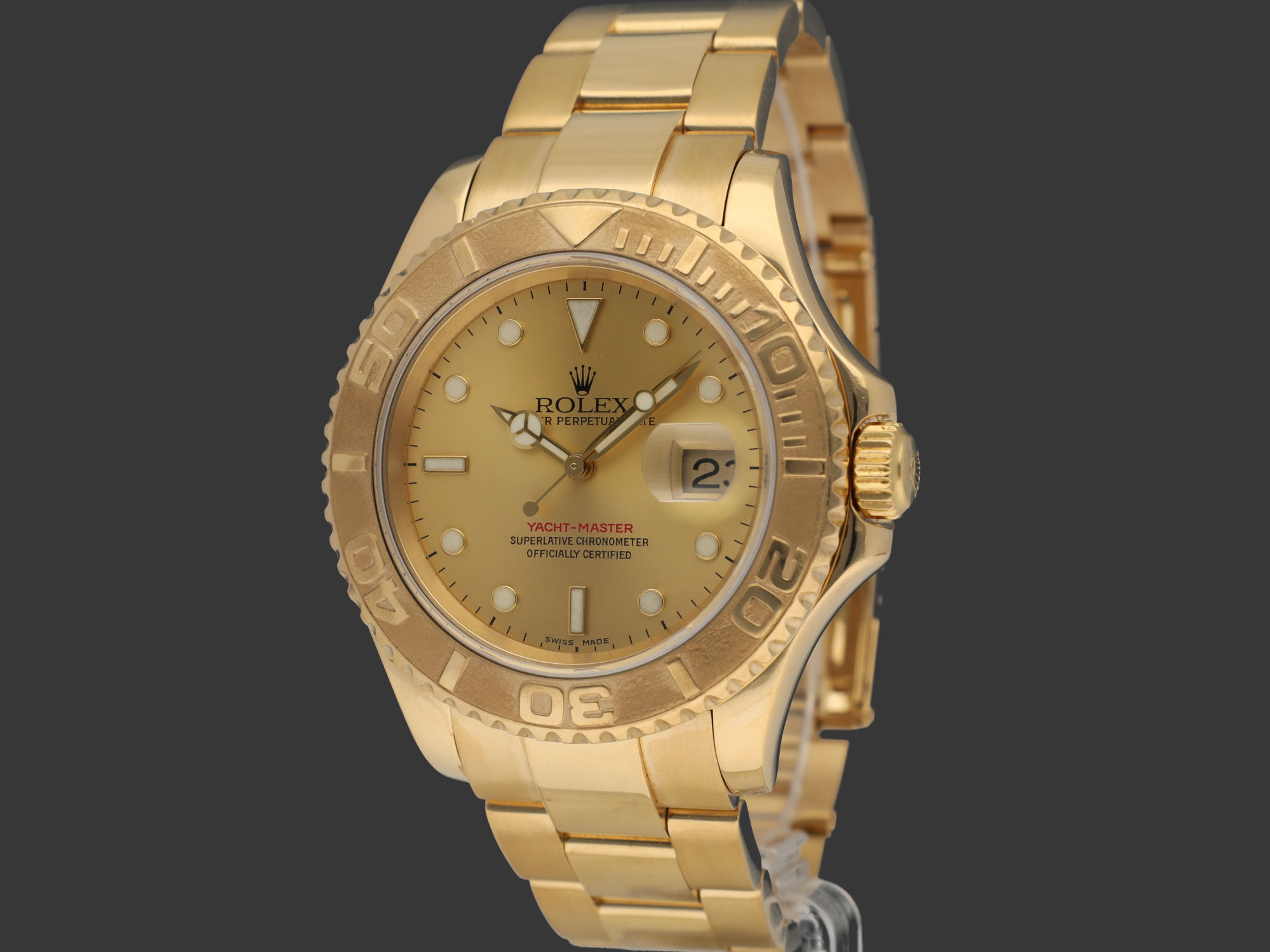 Rolex yachtmaster vollgold sale