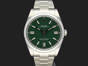 Rolex Oyster Perpetual 41 Green Dial 124300