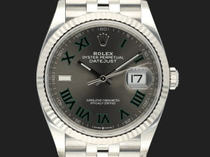 Rolex Datejust Slate Roman Dial 126234 NEW