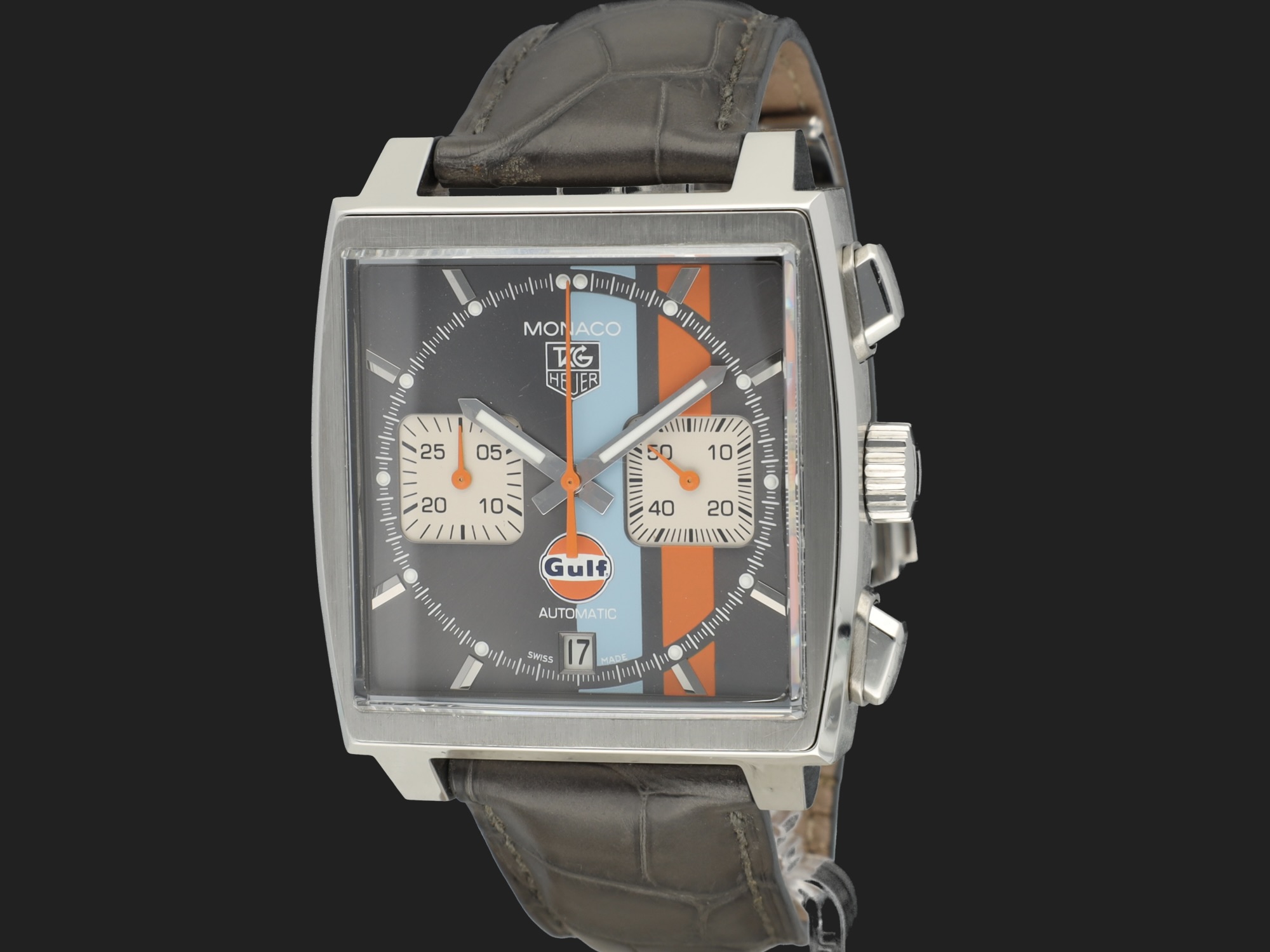 Tag Heuer Monaco Gulf Edition CAW2113.FC6250 Watches Filipucci Juweliers