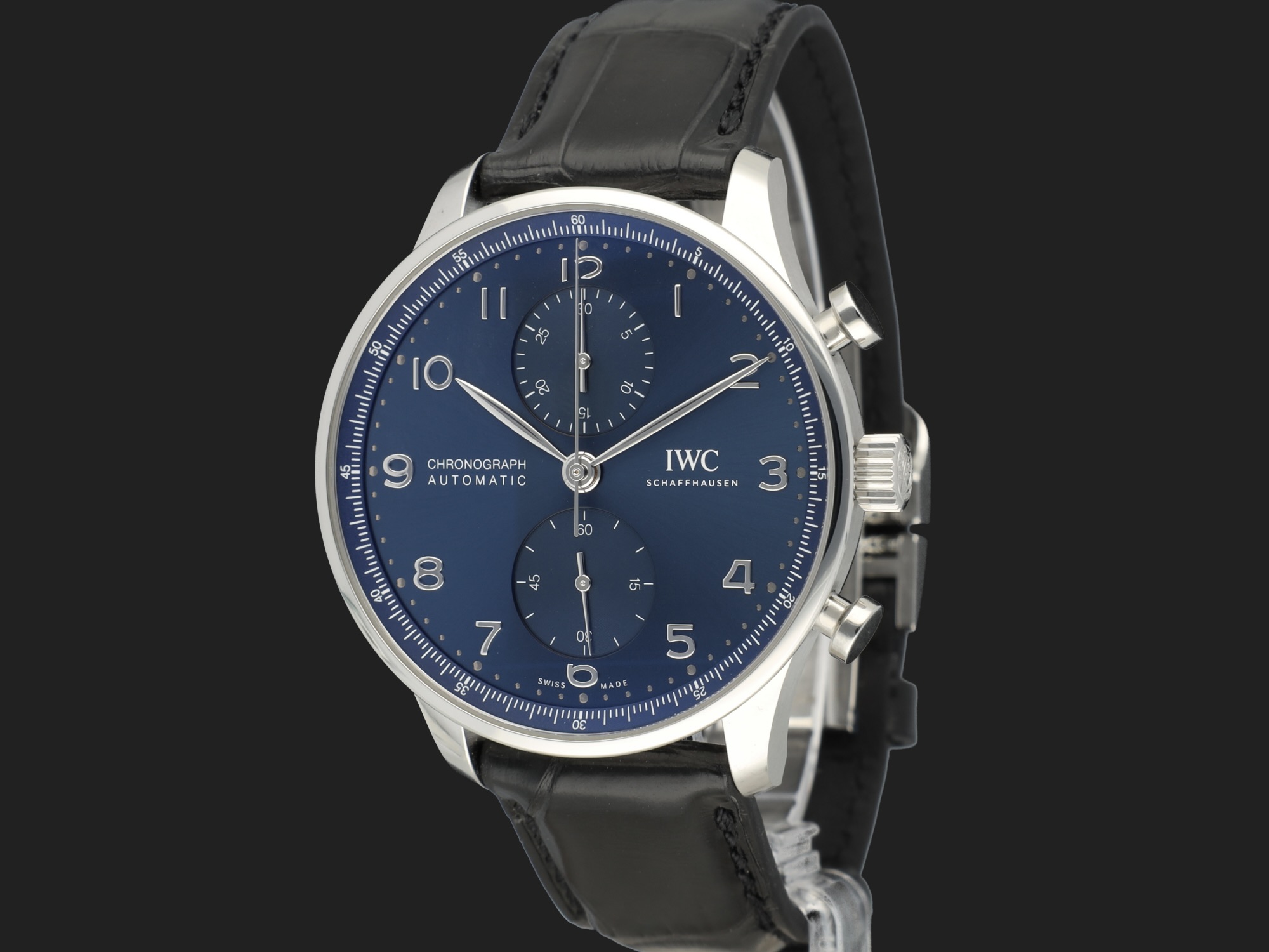 IWC Portugieser Chronograph Blue Dial IW371606 NEW Horloges