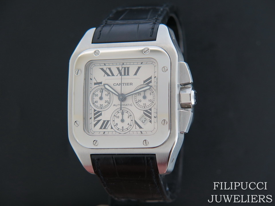 Cartier santos xl clearance chrono