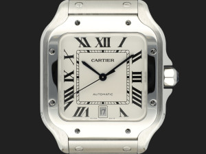 Cartier Santos Large Date Steel Roman Dial WSSA0018