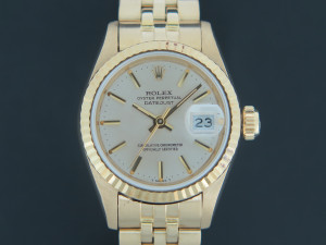 Rolex Lady-Datejust Yellow Gold Silver Dial 69178